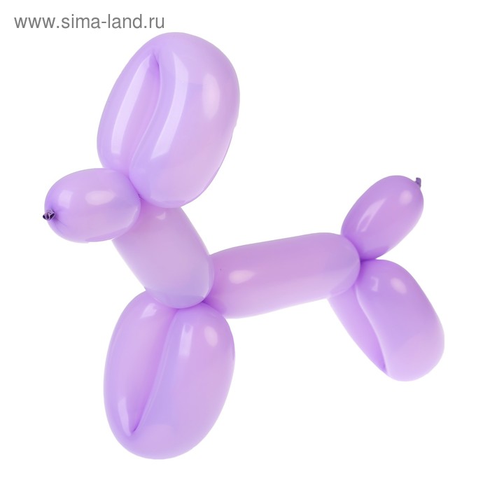 фото Шар для моделирования 260, латексный, набор 25 шт., цвет сиреневый globos festival s.a.