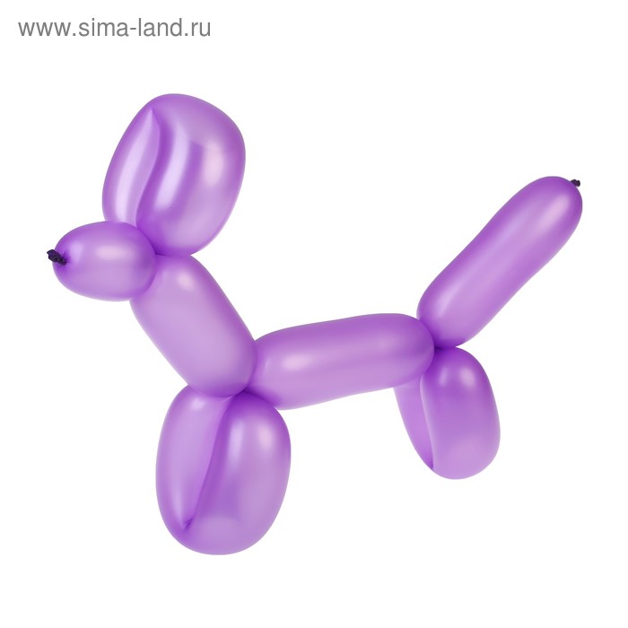 фото Шар для моделирования 260, латексный, набор 25 шт., цвет фиолетовый globos festival s.a.