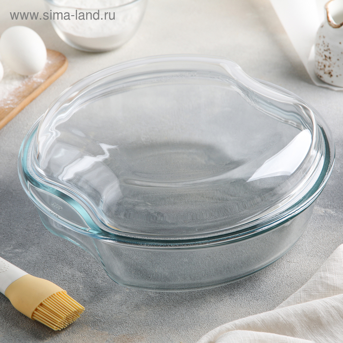 Кастрюля жаропрочная, 2,3 л, с крышкой
Кастрюля жаропрочная, 2,3 л, с крышкой