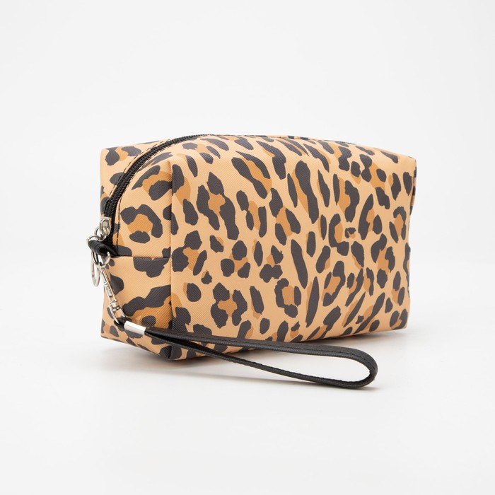 Косметичка на молнии, цвет коричневый
Косметичка на молнии, цвет коричневый