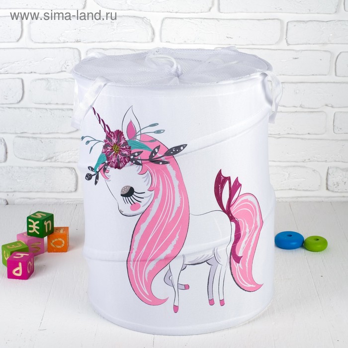 Корзина для хранения игрушек «Единорог» 35×35×45 см
Корзина для хранения игрушек «Единорог» 35×35×45 см