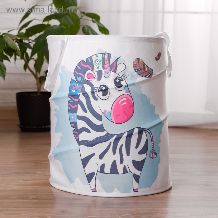 Корзина для хранения игрушек «Зебра» 35×35×45 см
Корзина для хранения игрушек «Зебра» 35×35×45 см