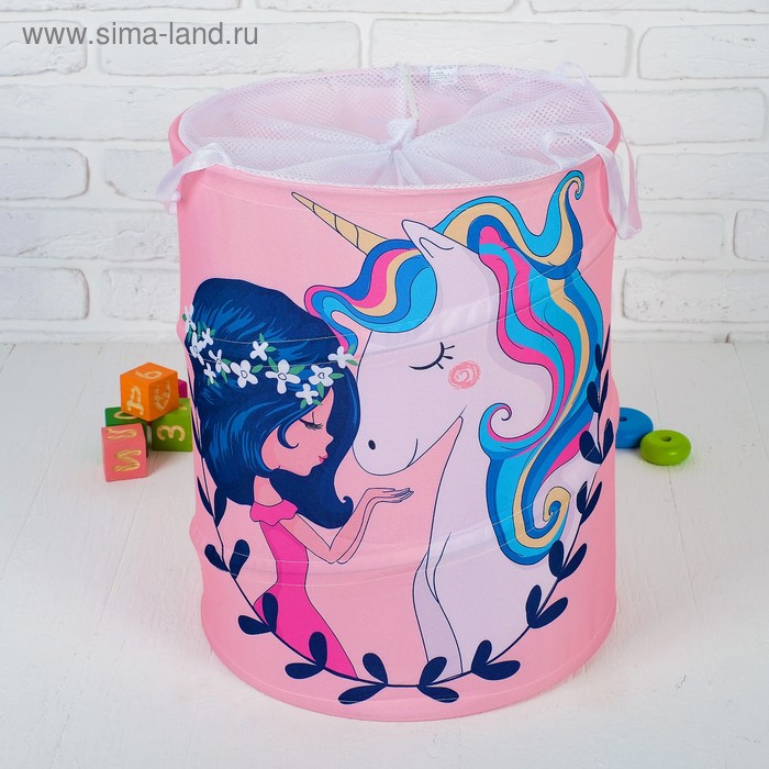 Корзина для хранения игрушек «Единорог» 35×35×45 см
Корзина для хранения игрушек «Единорог» 35×35×45 см