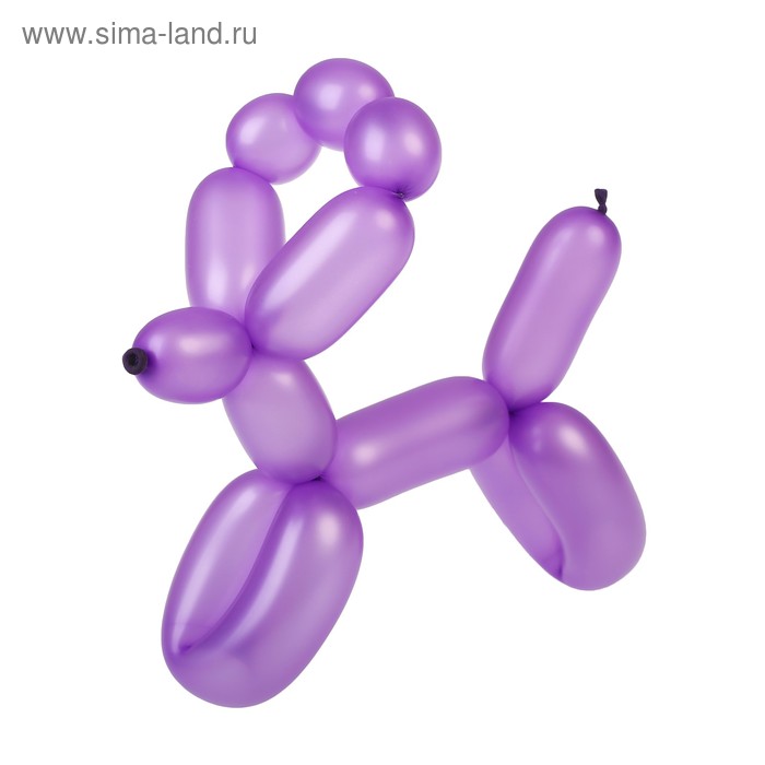 фото Шар для моделирования 160, латексный, набор 25 шт., цвет фиолетовый globos festival s.a.