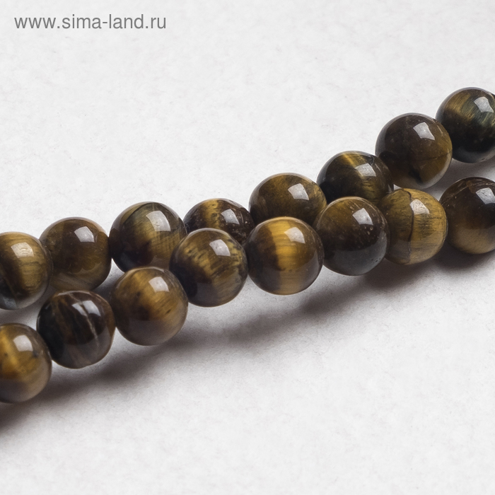 Бусины на нити шар №6 "Тигровый глаз" (62 бусины)
Бусины на нити шар №6 "Тигровый глаз" (62 бусины)
