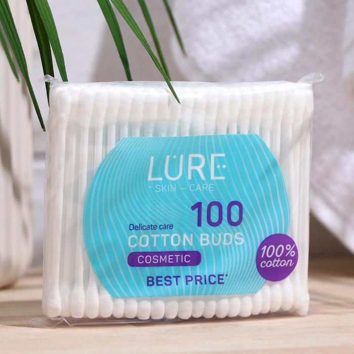 Ватные палочкиLURE п/э 100 шт
Ватные палочкиLURE п/э 100 шт