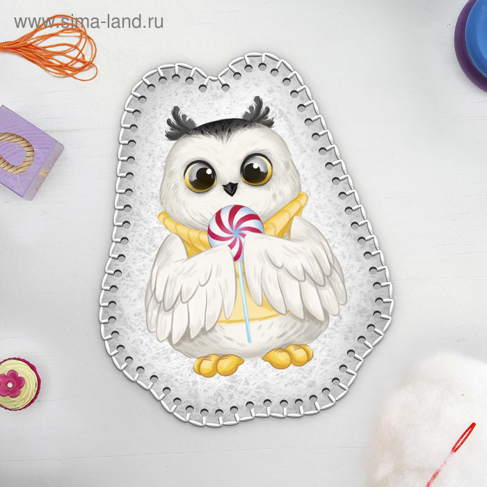 Игрушка из фетра «Сова с леденцом», с термонаклейкой и перфорацией
Игрушка из фетра «Сова с леденцом», с термонаклейкой и перфорацией