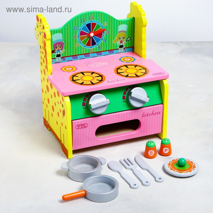 Игровой набор «Кухня-Жираф» 27×21×7 см
Игровой набор «Кухня-Жираф» 27×21×7 см