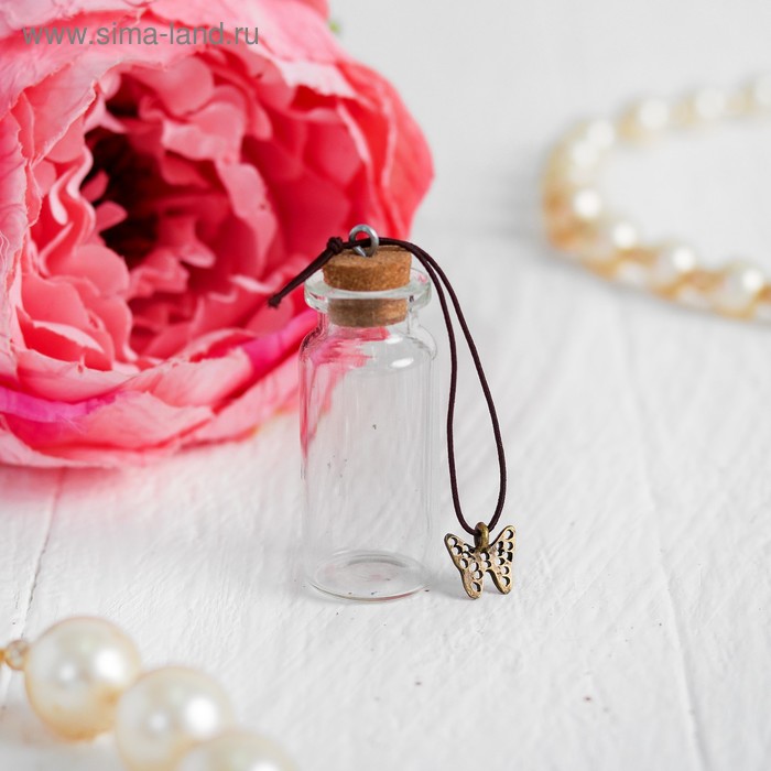 Основа для творчества и декорирования - бутылочка с пробкой «Бабочка», 8 мл
Основа для творчества и декорирования - бутылочка с пробкой «Бабочка», 8 мл