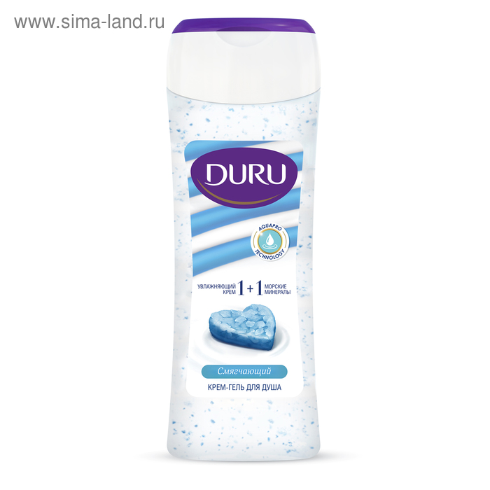Гель для душа DURU 1+1 «Морские минералы», 250 мл 
Гель для душа DURU 1+1 «Морские минералы», 250 мл
