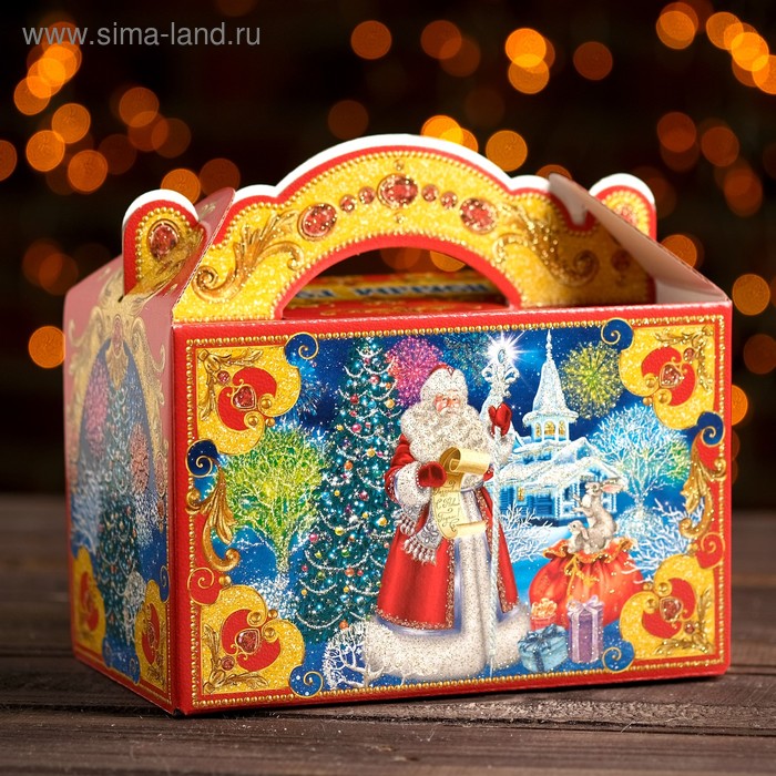 Подарочная коробка "Резиденция Деда Мороза", 20 х 12 х 19 см
Подарочная коробка "Резиденция Деда Мороза", 20 х 12 х 19 см
