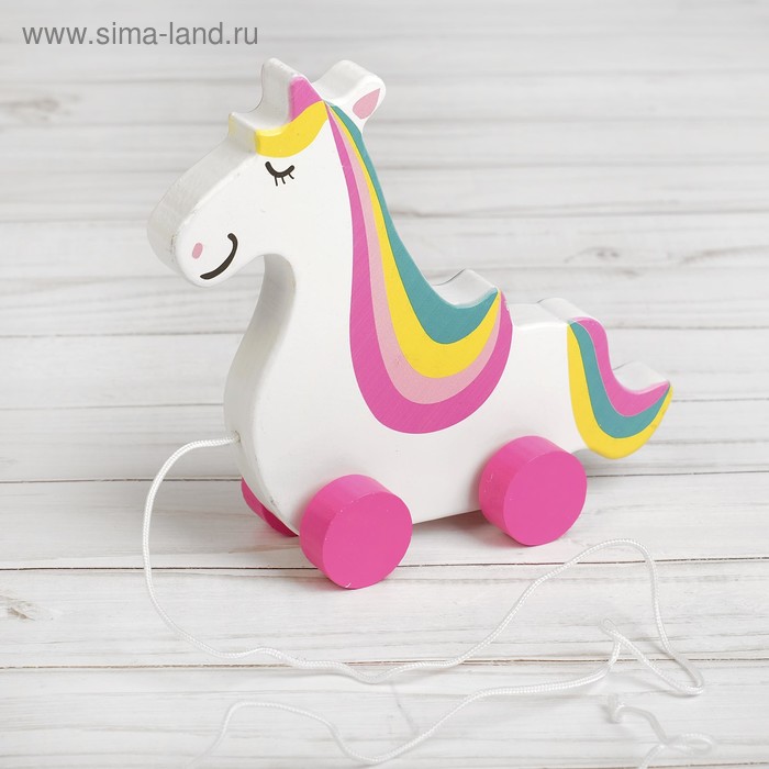 Каталка «Единорог» на верёвке
Каталка «Единорог» на верёвке