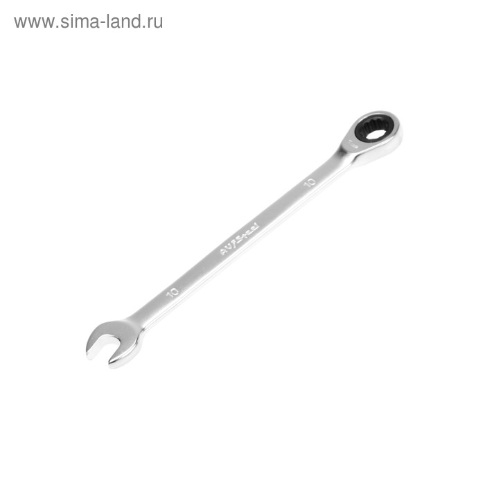 фото Ключ комбинированный av steel, трещоточный, 10 мм autovirazh