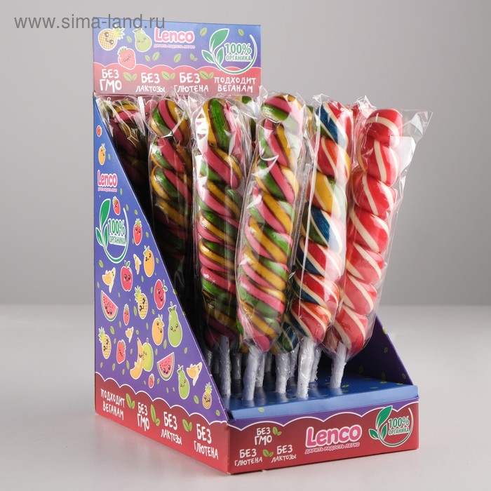 Карамель леденцовая Lenco, «Спираль», манго, земляника, тутти-фрутти, 90 г
Карамель леденцовая Lenco, «Спираль», манго, земляника, тутти-фрутти, 90 г