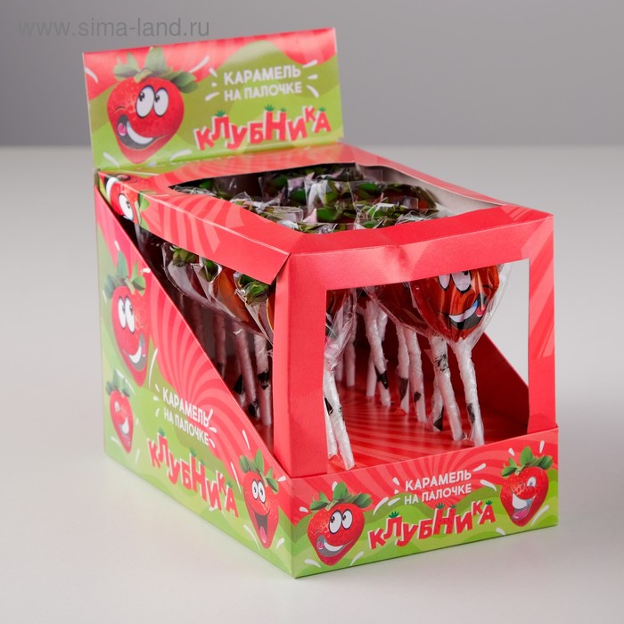 Карамель леденцовая, клубника, 15 г
Карамель леденцовая, клубника, 15 г