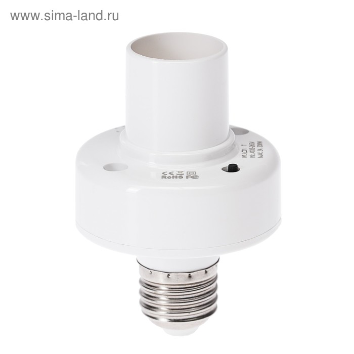 Патрон с Wi-Fi Lighting управление с телефона E27, 75 Вт, 220 В
Патрон с Wi-Fi Lighting управление с телефона E27, 75 Вт, 220 В