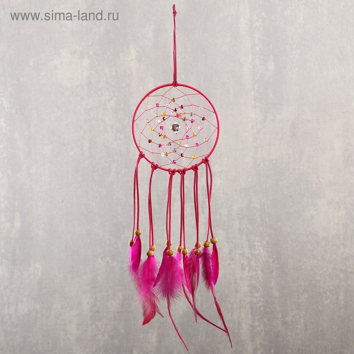 Ловец снов "Паутинка с самоцветами" яркие перья МИКС 37х13 см
Ловец снов "Паутинка с самоцветами" яркие перья МИКС 37х13 см