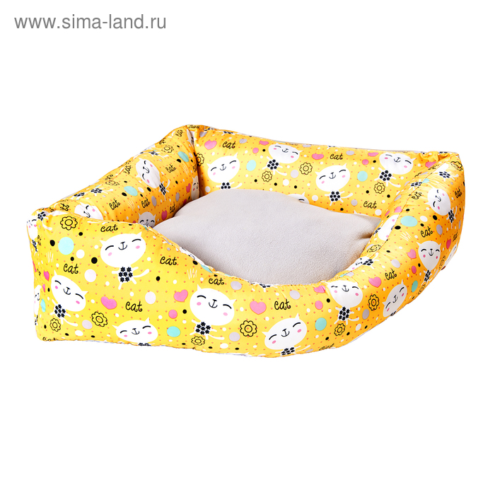 Лежанка "Пухлик" угловой Cat, 50 х 50 х 14 см
Лежанка "Пухлик" угловой Cat, 50 х 50 х 14 см