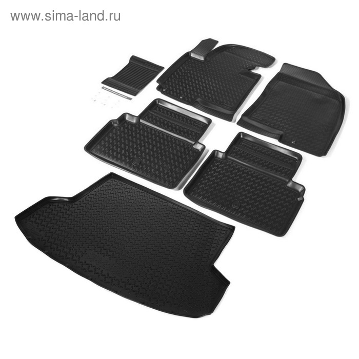 Комплект ковриков Rival Hyundai ix35 5D 2010-2016, без крепежа, 6 шт., K12304002-1
Комплект ковриков Rival Hyundai ix35 5D 2010-2016, без крепежа, 6 шт., K12304002-1