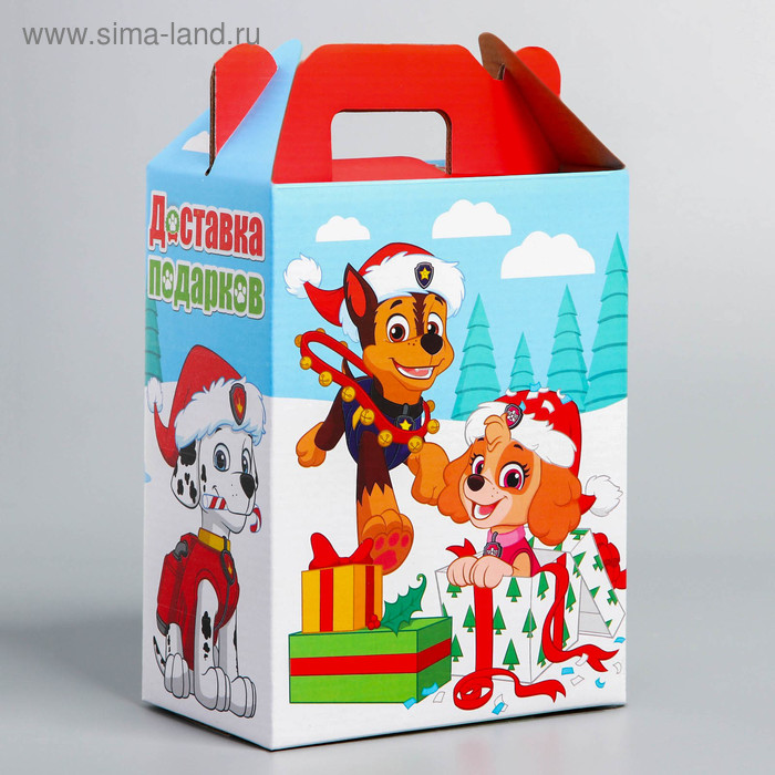 Коробка складная "Доставка подарков", PAW Patrol, 16 х 21 х 10 см
Коробка складная "Доставка подарков", PAW Patrol, 16 х 21 х 10 см