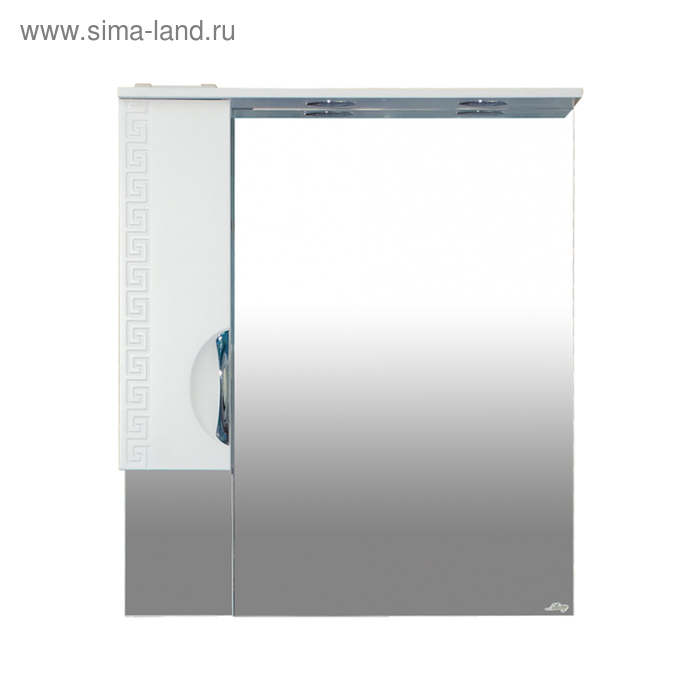 Шкаф-зеркало Престиж - 80 левое белое
Шкаф-зеркало Престиж - 80 левое белое