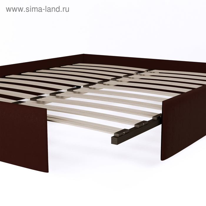Кровать «Алькасар» без ПМ, 1400×2000 мм, встроенное основание, экокожа, цвет пралине
Кровать «Алькасар» без ПМ, 1400×2000 мм, встроенное основание, экокожа, цвет пралине