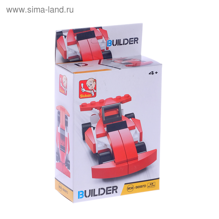 Конструктор «Спорткар», 48 деталей
Конструктор «Спорткар», 48 деталей