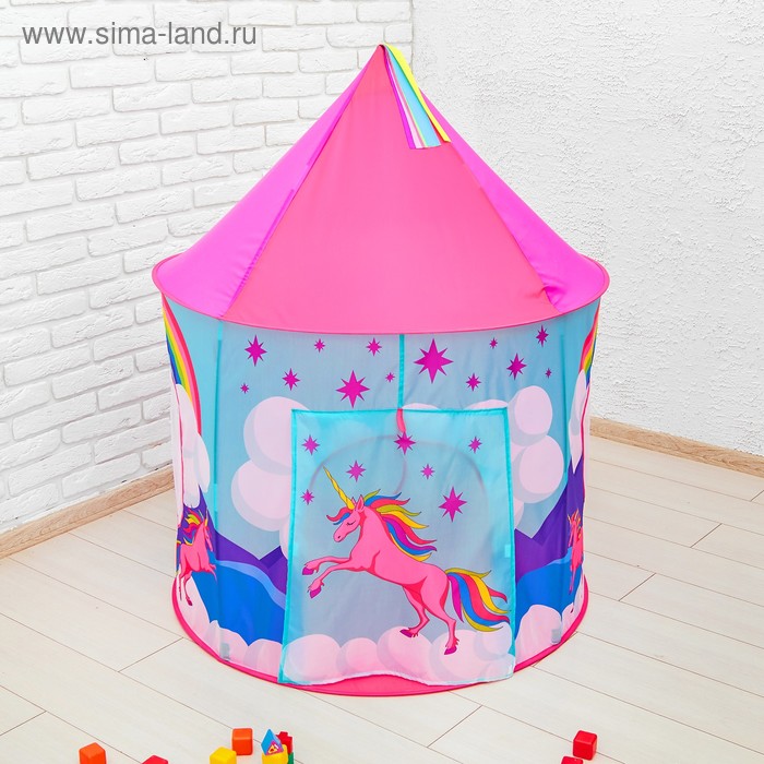 Палатка детская игровая "Единорог и радуга" 104×104×134 см
Палатка детская игровая "Единорог и радуга" 104×104×134 см