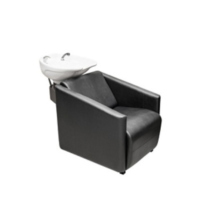 фото Мойка парикмахерская сити с глубокой раковиной, цвет чёрный