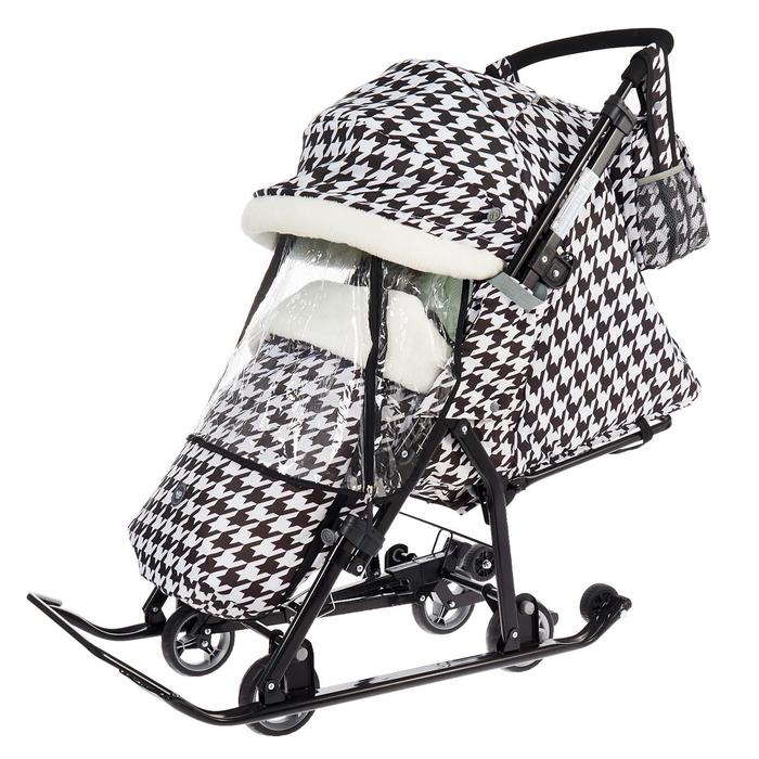 Санки коляска «Ника Детям НД 7-5», принт гусиная лапка
Санки коляска «Ника Детям НД 7-5», принт гусиная лапка