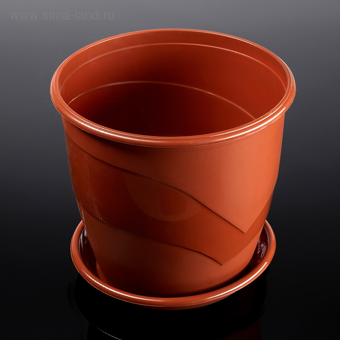 Горшок для цветов с поддоном «Венеция», 5,5 л, d=23 см, цвет терракот
Горшок для цветов с поддоном «Венеция», 5,5 л, d=23 см, цвет терракот