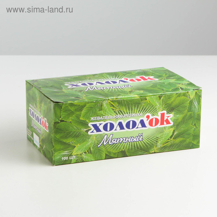 Жевательная резинка «Холодок» со вкусом мяты, 3,5 г
Жевательная резинка «Холодок» со вкусом мяты, 3,5 г