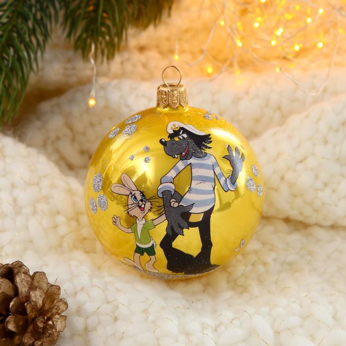 Шар "Волк моряк и Заяц" 8,5 см
Шар "Волк моряк и Заяц" 8,5 см