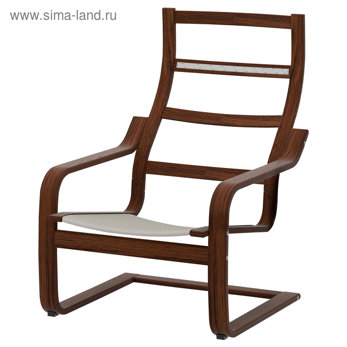 фото Каркас кресла поэнг, цвет коричневый ikea