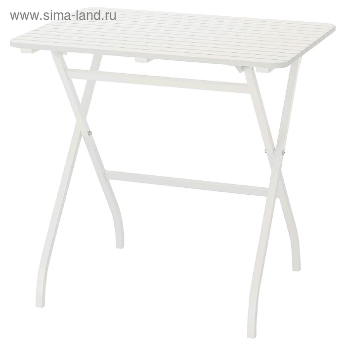 фото Садовый стол мэларо, цвет складной белый белый ikea