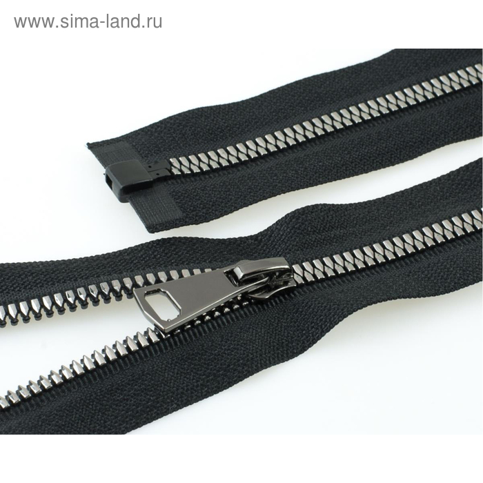 Молния «Трактор», №8, разъёмная, 75 см, цвет чёрный 
Молния «Трактор», №8, разъёмная, 75 см, цвет чёрный