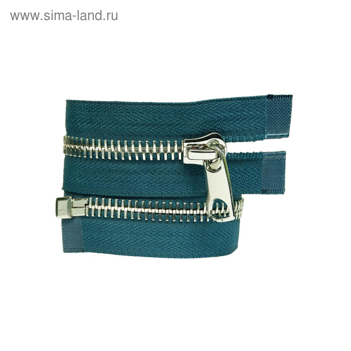 Молния №8, разъёмная, 65 см, цвет тёмно-зелёный 
Молния №8, разъёмная, 65 см, цвет тёмно-зелёный