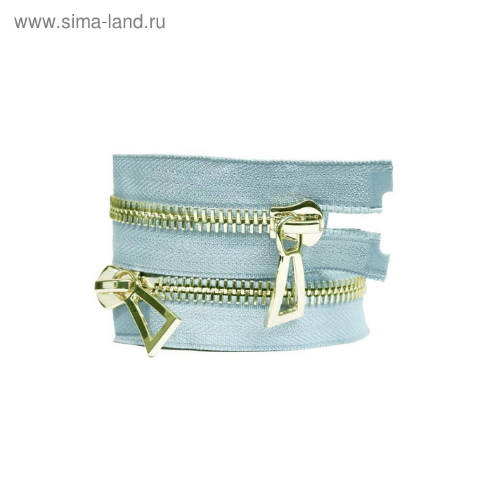 Молния №10, разъёмная, 100 см, цвет голубой 
Молния №10, разъёмная, 100 см, цвет голубой