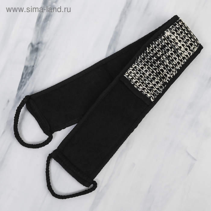 Мочалка для тела, цвет черно-белый 
Мочалка для тела, цвет черно-белый