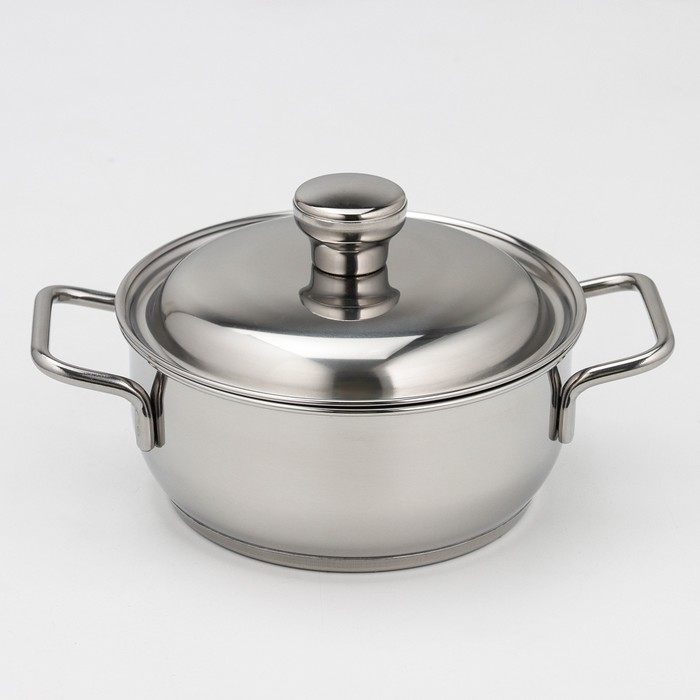 Кастрюля «Классика-прима», 1 л, d=16 см, металлическая крышка, цвет серебристый
Кастрюля «Классика-прима», 1 л, d=16 см, металлическая крышка, цвет серебристый