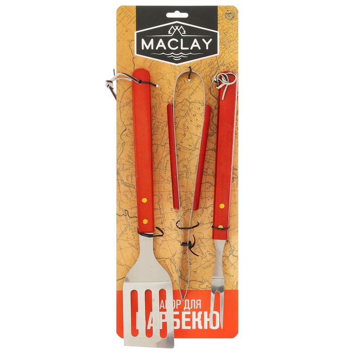 Набор для барбекю: лопатка длиной 40 см, вилка длиной 37 см, щипцы
Набор для барбекю: лопатка длиной 40 см, вилка длиной 37 см, щипцы