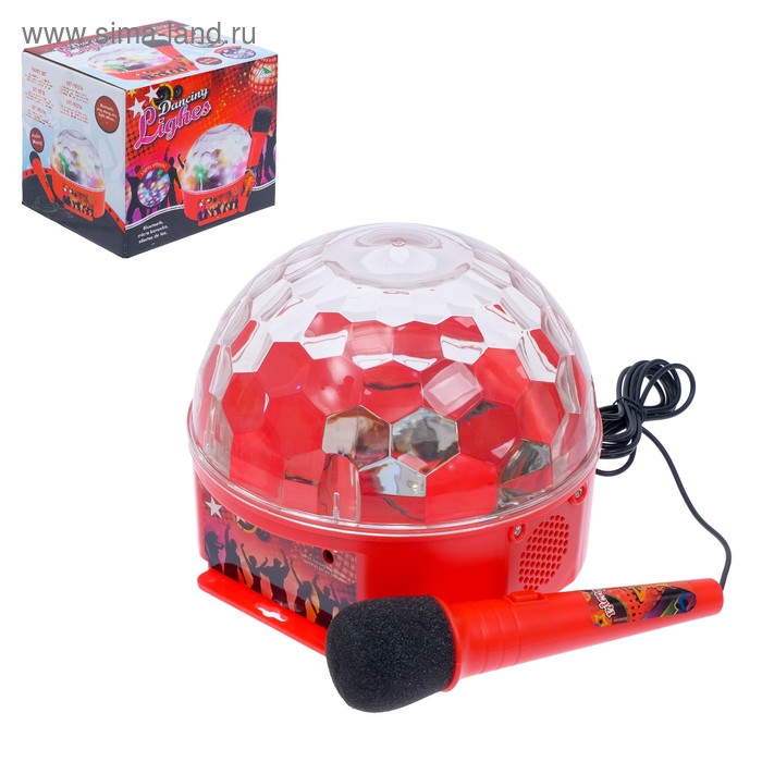 Дискошар «Вечеринка», с Bluetooth, световыми эффектами, с микрофоном
Дискошар «Вечеринка», с Bluetooth, световыми эффектами, с микрофоном