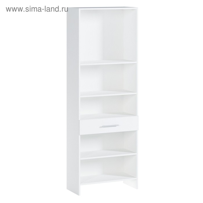 фото Пенал для ванной комнаты, белый, 66 х 33 х 185 см клик мебель