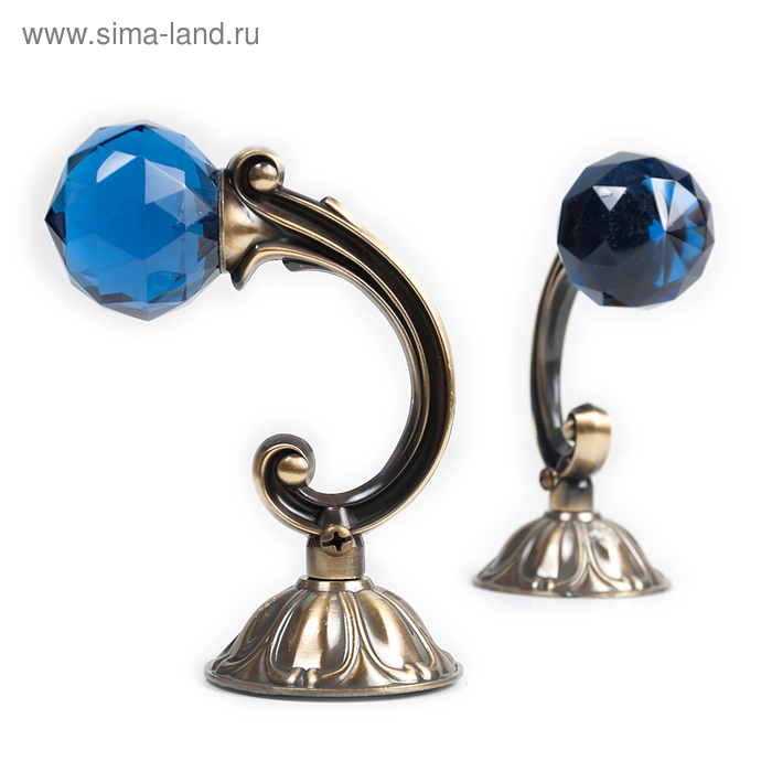 Держатель для штор «Шар», 2 шт, 12 см, цвет старое золото, цвет вставки синий
Держатель для штор «Шар», 2 шт, 12 см, цвет старое золото, цвет вставки синий