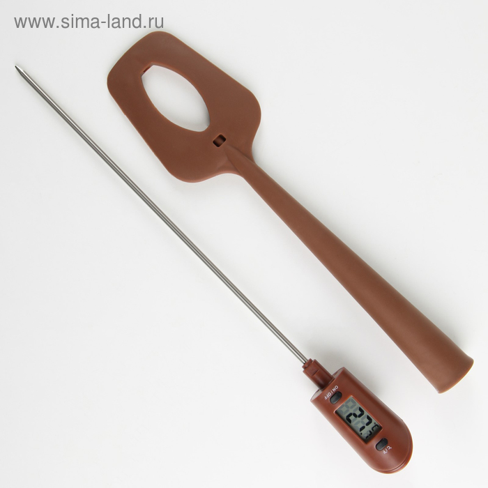 Термометр для пищи электронный на батарейках «Шоколад», 32 см
Термометр для пищи электронный на батарейках «Шоколад», 32 см