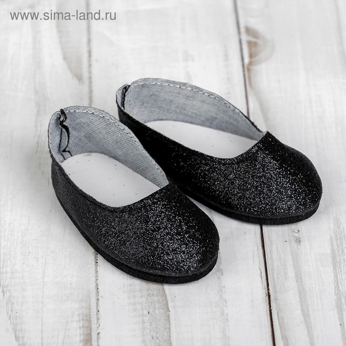 Туфли для куклы «Блёстки», длина подошвы: 7 см, цвет черный
Туфли для куклы «Блёстки», длина подошвы: 7 см, цвет черный