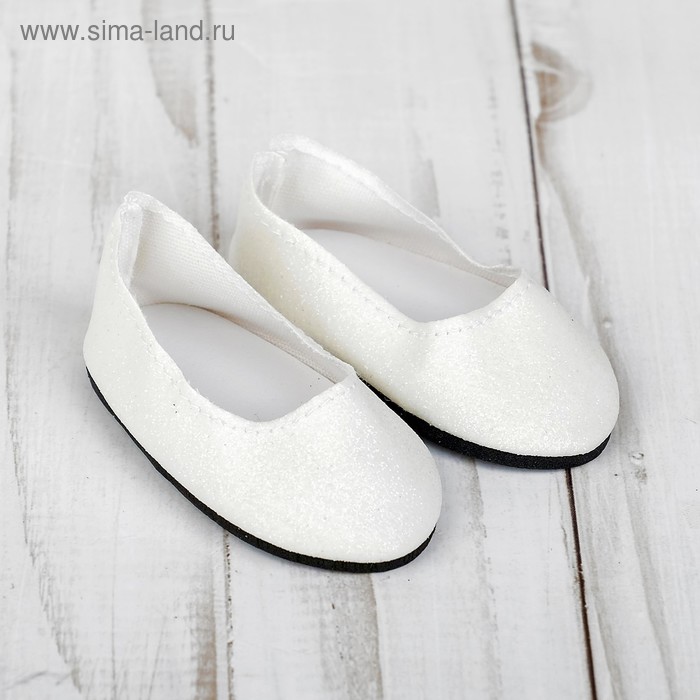 Туфли для куклы «Блёстки», длина стопы: 7 см, цвет белый
Туфли для куклы «Блёстки», длина стопы: 7 см, цвет белый