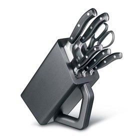 Набор из 6 кованых кухонных приборов VICTORINOX: 5 ножей и ножницы, подставка из бука
Набор из 6 кованых кухонных приборов VICTORINOX: 5 ножей и ножницы, подставка из бука
