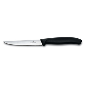 Нож для стейка и пиццы VICTORINOX SwissClassic, 11 см, с серрейторной заточкой, чёрный
Нож для стейка и пиццы VICTORINOX SwissClassic, 11 см, с серрейторной заточкой, чёрный