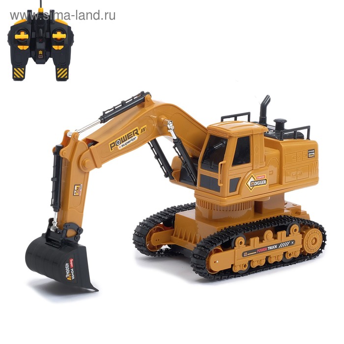 Экскаватор радиоуправляемый «Стройка», подвижный ковш, работает от аккумулятора 
Экскаватор радиоуправляемый «Стройка», подвижный ковш, работает от аккумулятора